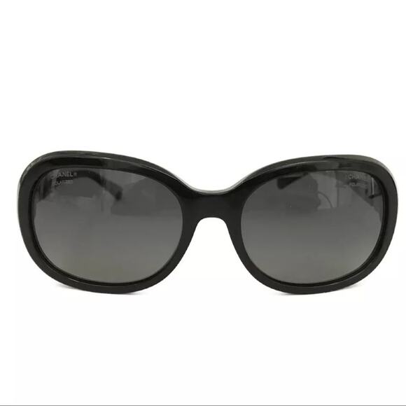 CHANEL Polarized CC Logo Eyewear Polarized Sunglasses Black Authentic - Picture 5 of 8